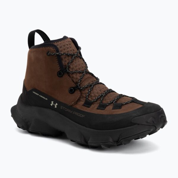 Кроссовки тренировочные Under Armour Charged Expanse Mid LTHR WP Incense Brown/Black/Khaki Base