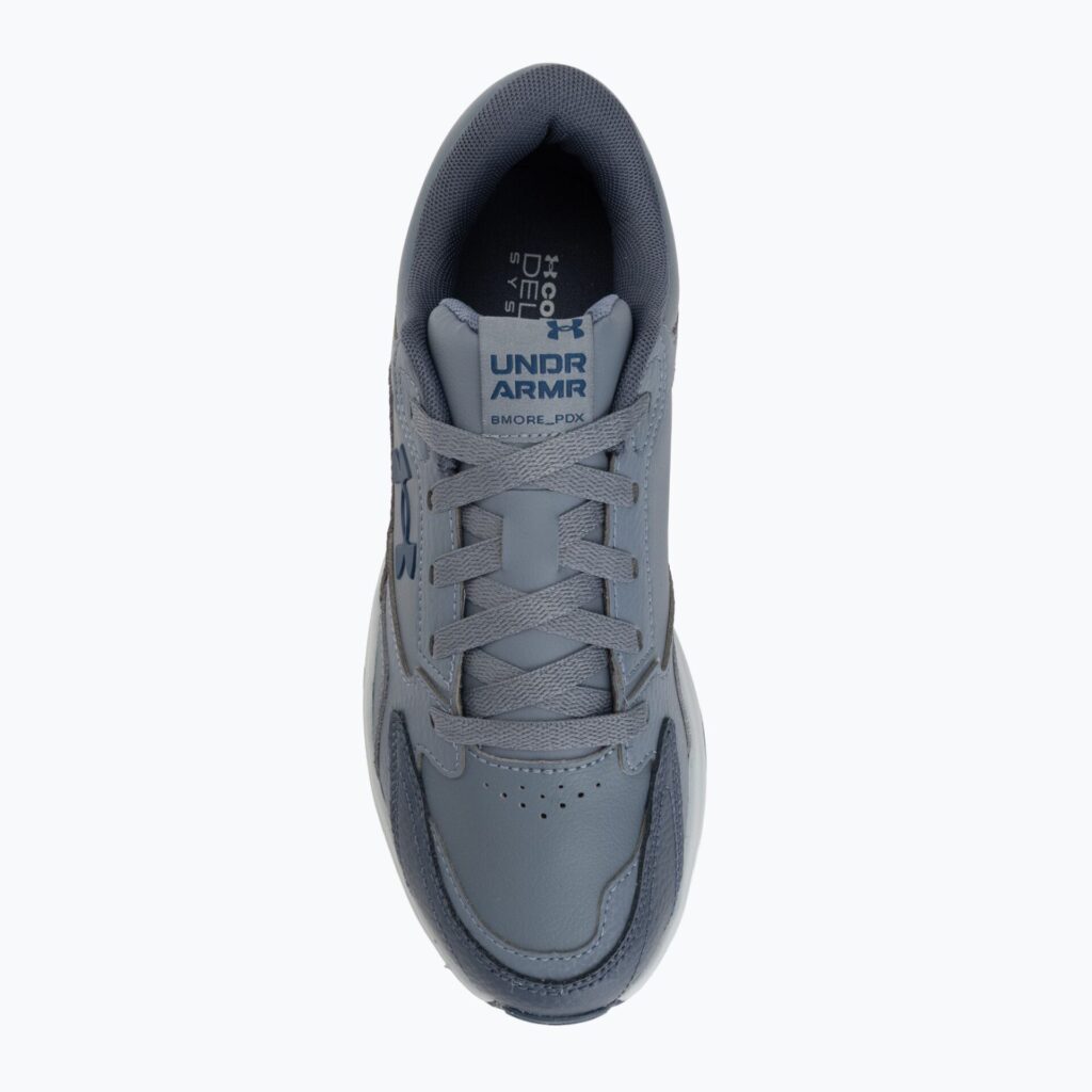 Кроссовки тренировочные Under Armour Edge Leather gravel/blue fog/blackout navy
