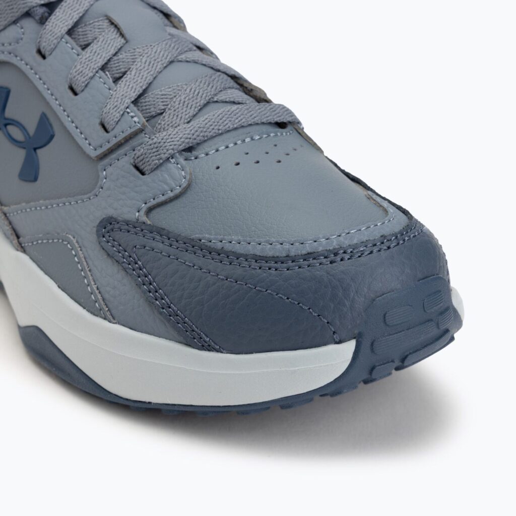 Кроссовки тренировочные Under Armour Edge Leather gravel/blue fog/blackout navy