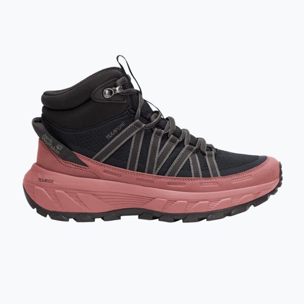 Кроссовки женские Jack Wolfskin Wild Hike Texapore Mid mineral red
