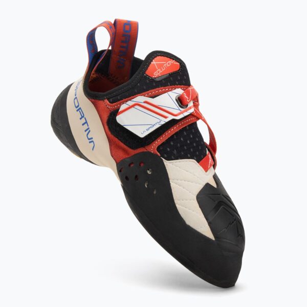 Ботинки женские La Sportiva Solution white/lily orange Solution ZFCS057W00O03