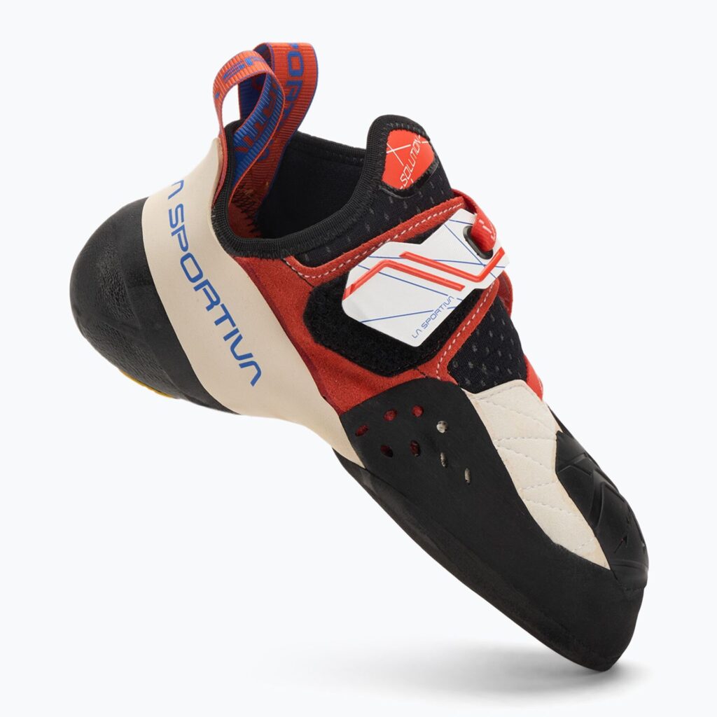 Ботинки женские La Sportiva Solution white/lily orange Solution ZFCS057W00O03