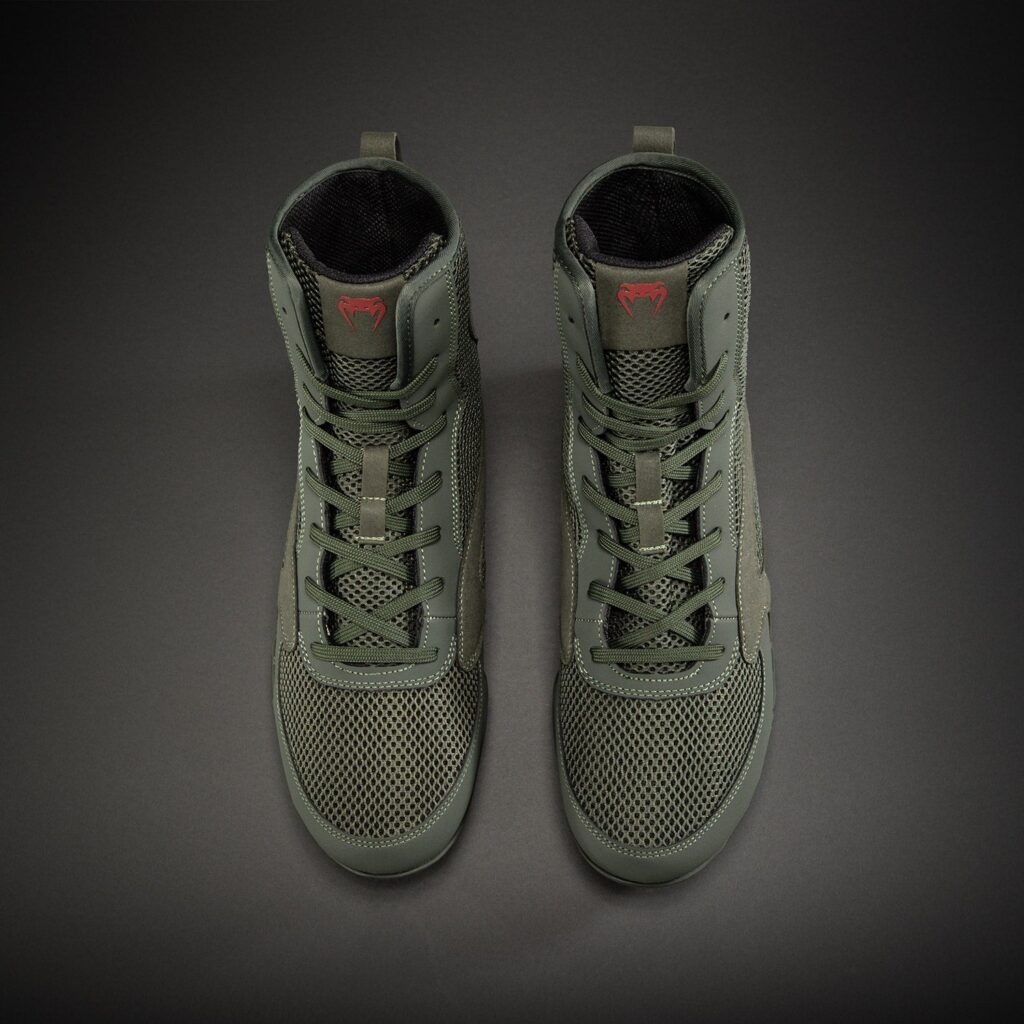 Боксёрки Venum Contender Boxing - Khaki/Red