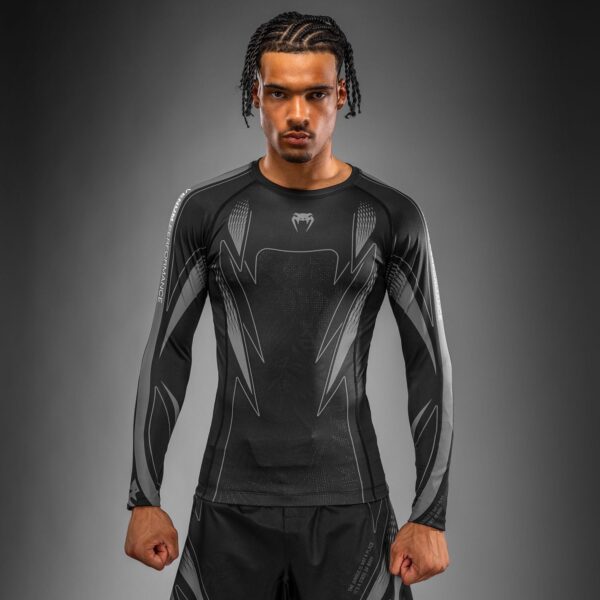 Рашгард Venum Amazonia Reborn Long Sleeve - Black/Grey