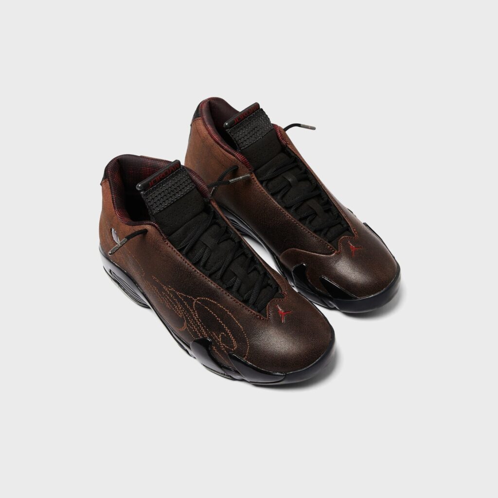 Кроссовки Jordan x Mowalola Air Jordan 14 Retro - Black / Burnt Red