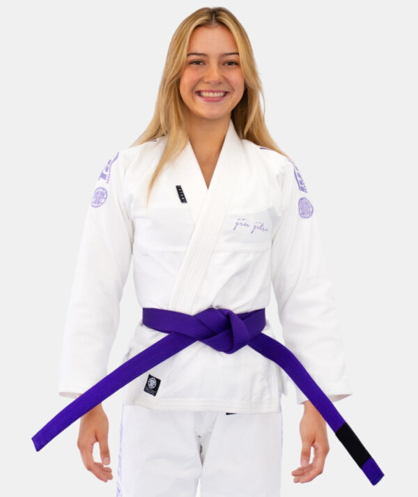 Женское Кимоно Ladies Elements Superlite - Purple & White