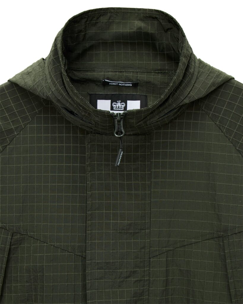 Куртка Weekend Offender Weekend Offender Algiers Longline Mac Black Forest Green