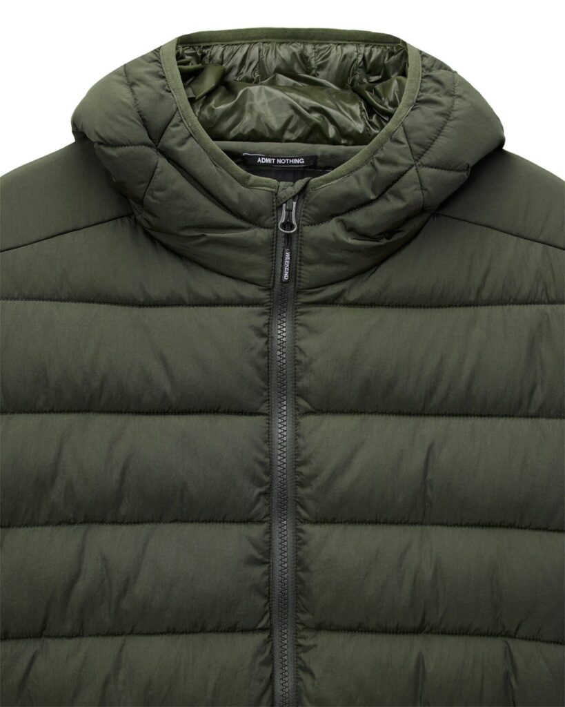 Куртка Weekend Offender Weekend Offender La Guardia Puffer Black Forest Green