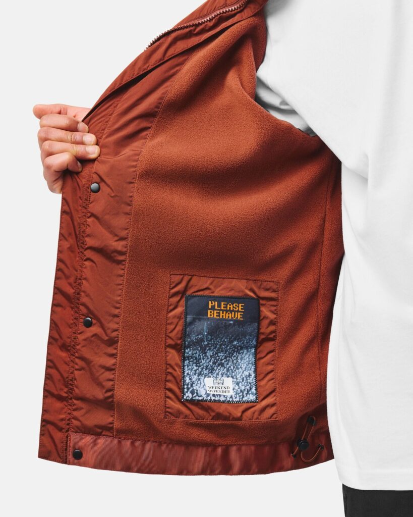 Куртка Weekend Offender Weekend Offender Tralee Windbreaker Brick