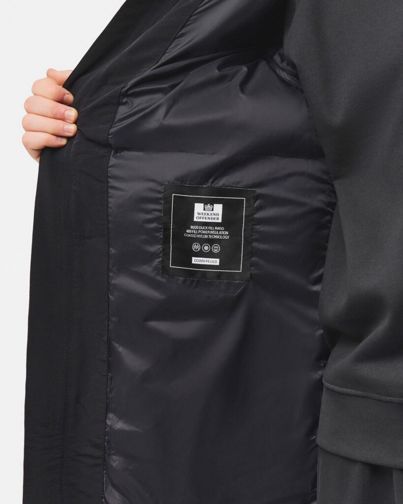 Куртка Weekend Offender Weekend Offender Grampian Longline Down Black