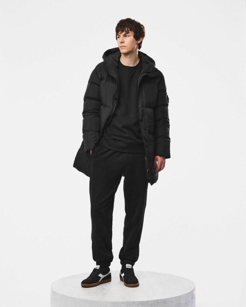 Куртка Weekend Offender Weekend Offender Grampian Longline Down Black