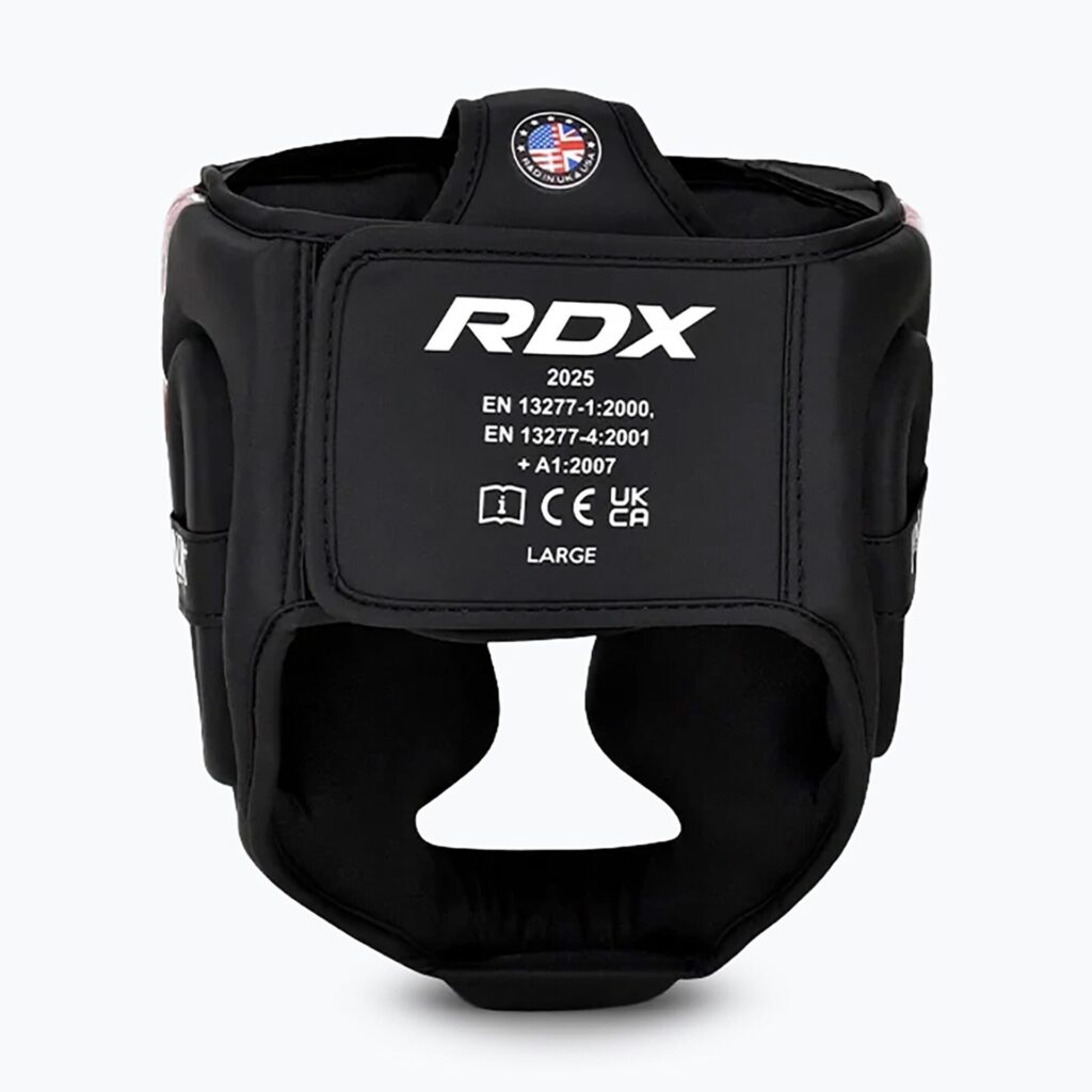 Шлем боксёрский RDX New Aura F17 Head black/red