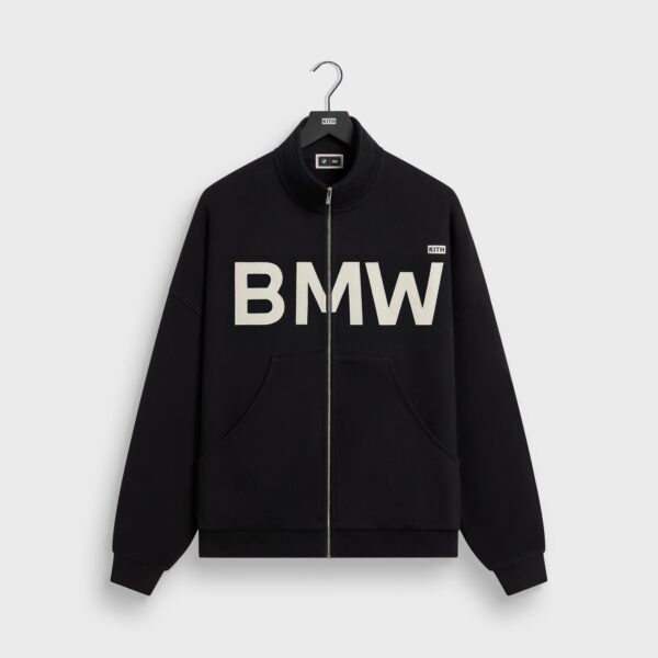 Свитшот Kith for BMW Braxton Track Zip - Black