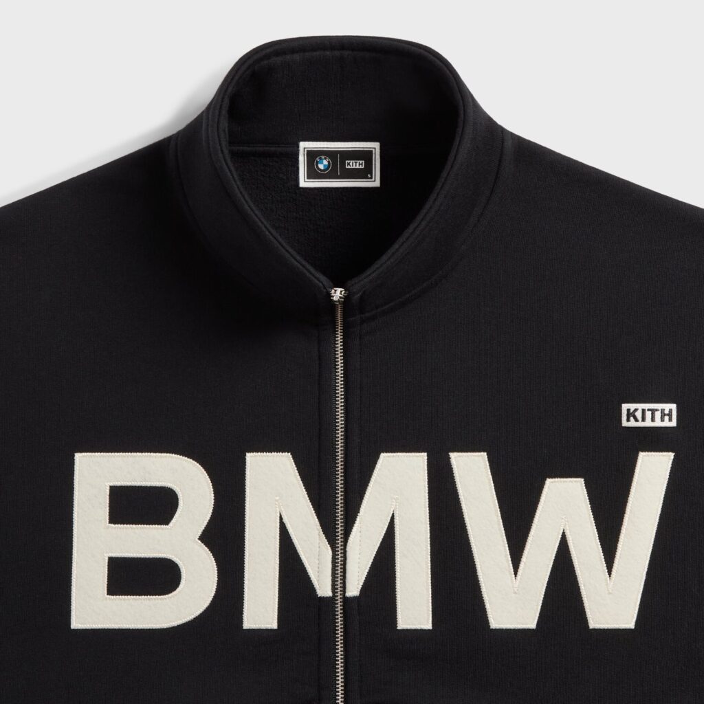Свитшот Kith for BMW Braxton Track Zip - Black