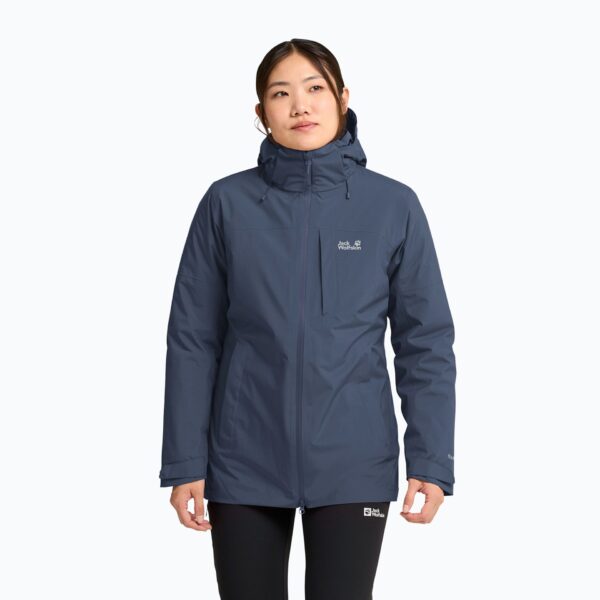 Куртка женская Jack Wolfskin Hunberg 2 3IN1 midnight sky