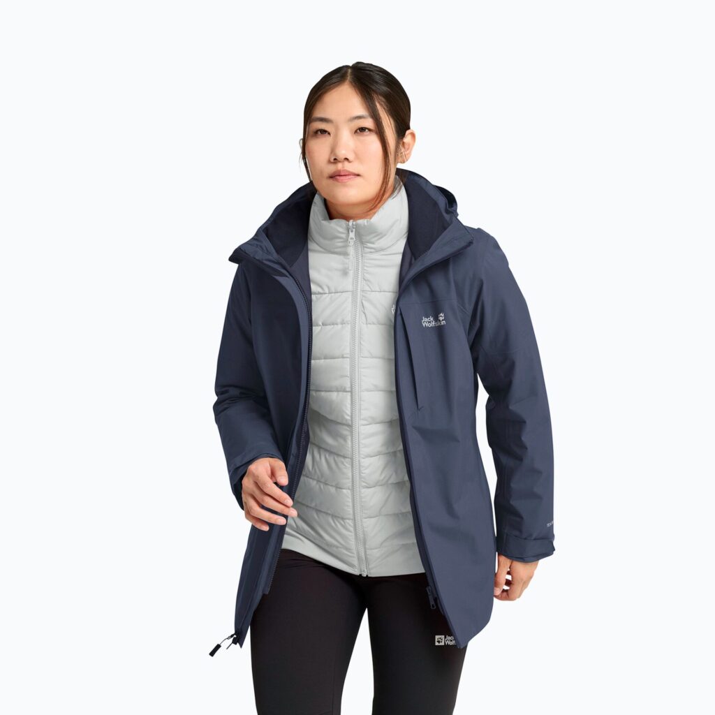 Куртка женская Jack Wolfskin Hunberg 2 3IN1 midnight sky