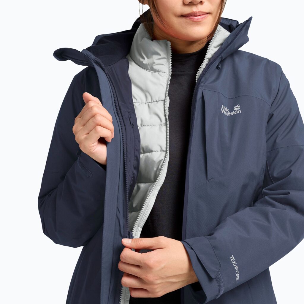 Куртка женская Jack Wolfskin Hunberg 2 3IN1 midnight sky