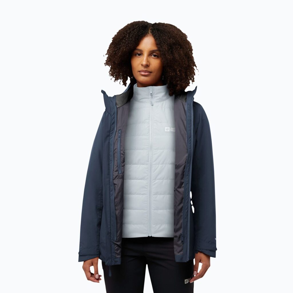 Куртка женская Jack Wolfskin Hunberg 3In1 midnight sky