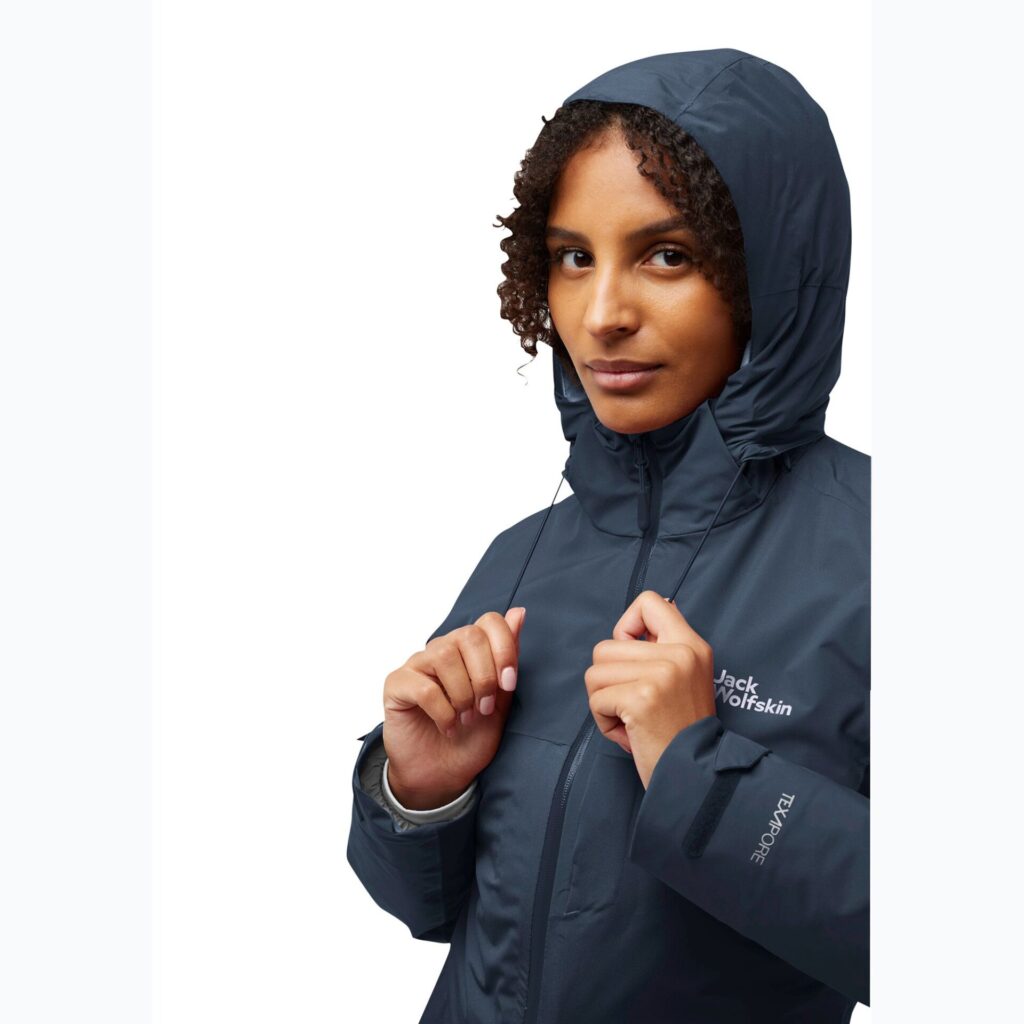 Куртка женская Jack Wolfskin Hunberg 3In1 midnight sky