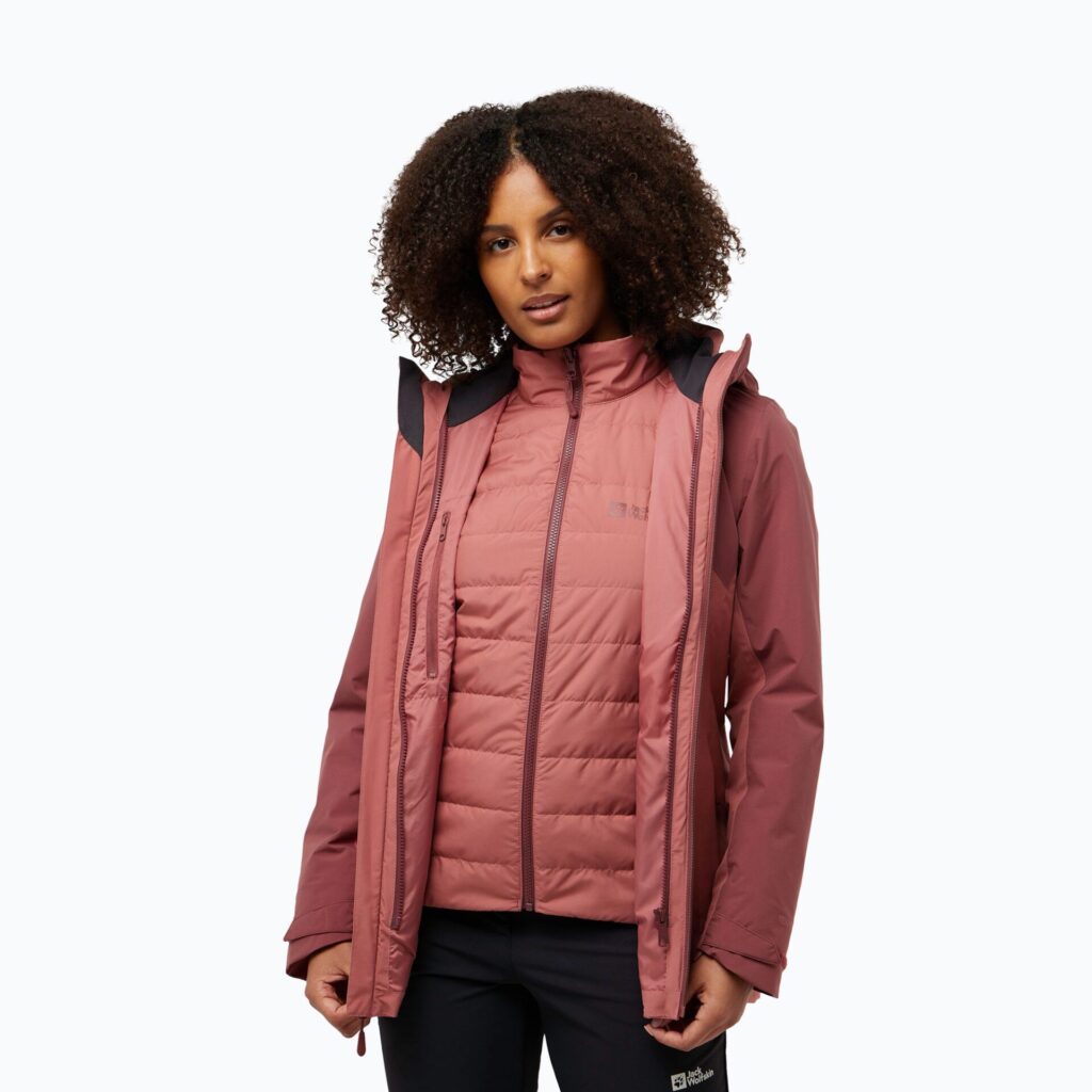 Куртка женская Jack Wolfskin Hunberg mineral red