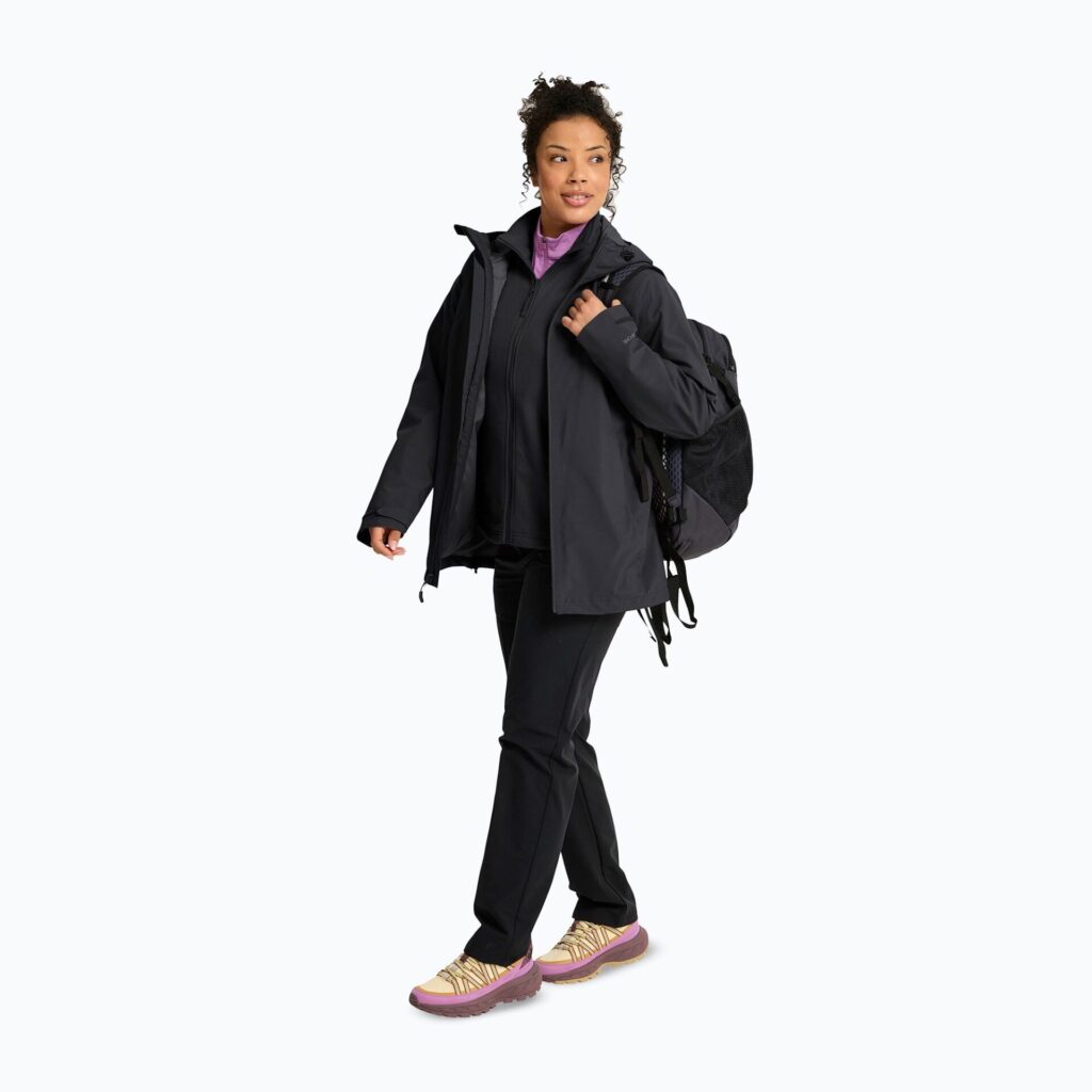 Куртка женская Jack Wolfskin Moonrise 2 3IN1 black