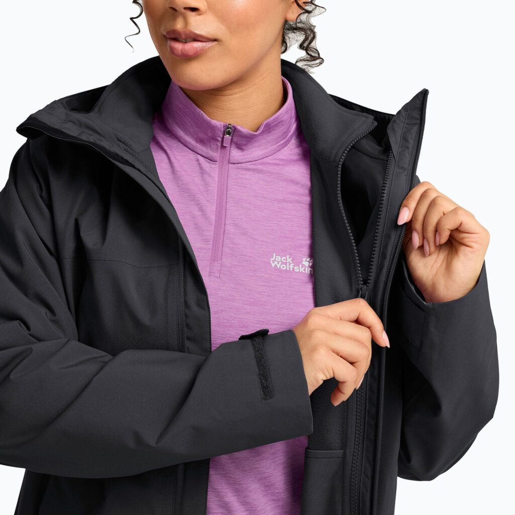 Куртка женская Jack Wolfskin Moonrise 2 3IN1 black