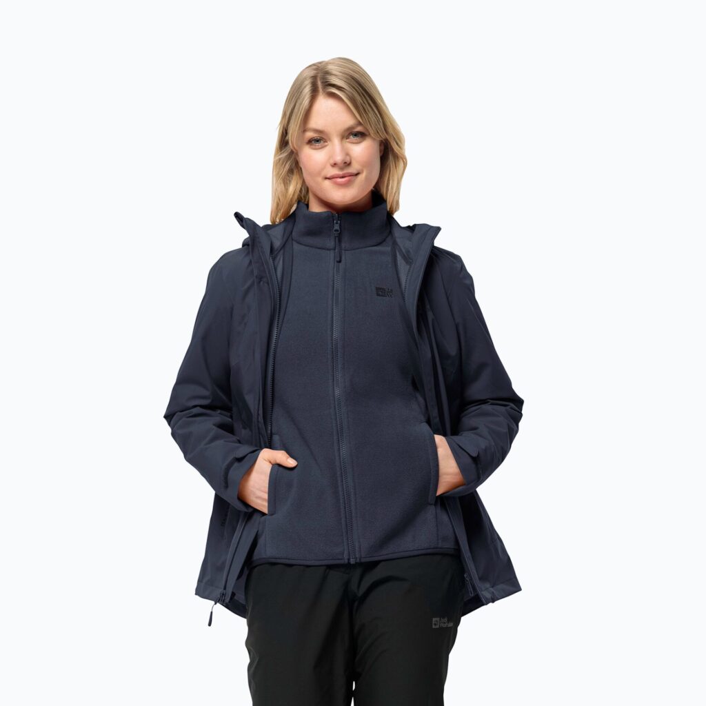 Куртка женская Jack Wolfskin Moonrise 3In1 night blue