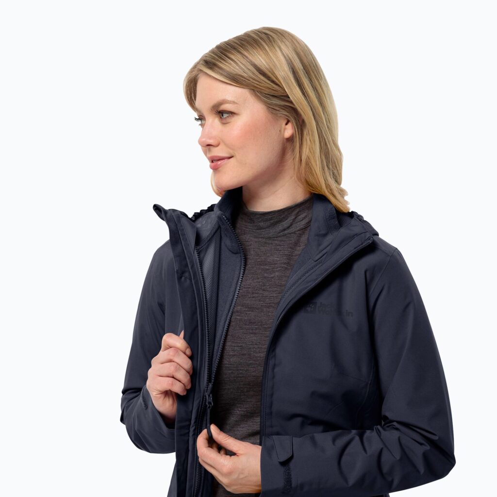 Куртка женская Jack Wolfskin Moonrise 3In1 night blue