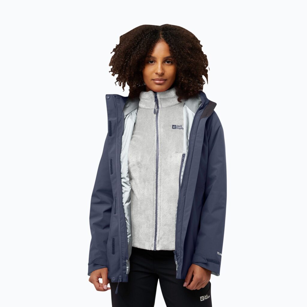 Куртка женская Jack Wolfskin Rotwand 3In1 graphite