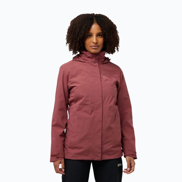 Куртка женская Jack Wolfskin Rotwand 3In1 red ochre