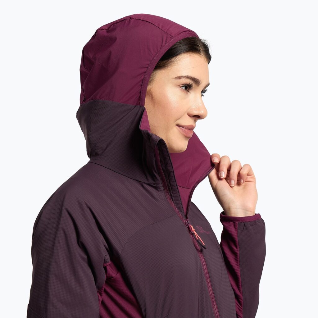 Куртка женская Jack Wolfskin Alpspitze Ins Hoody grapevine