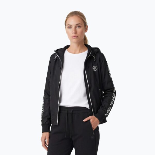 Куртка женская Pitbull Aaricia Stripes Nylon Hooded black