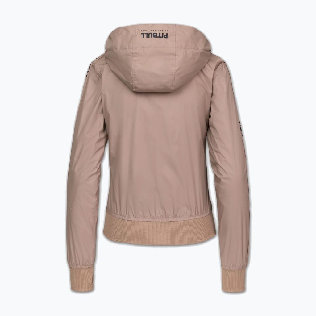 Куртка женская Pitbull Aaricia Stripes Nylon Hooded dark sand