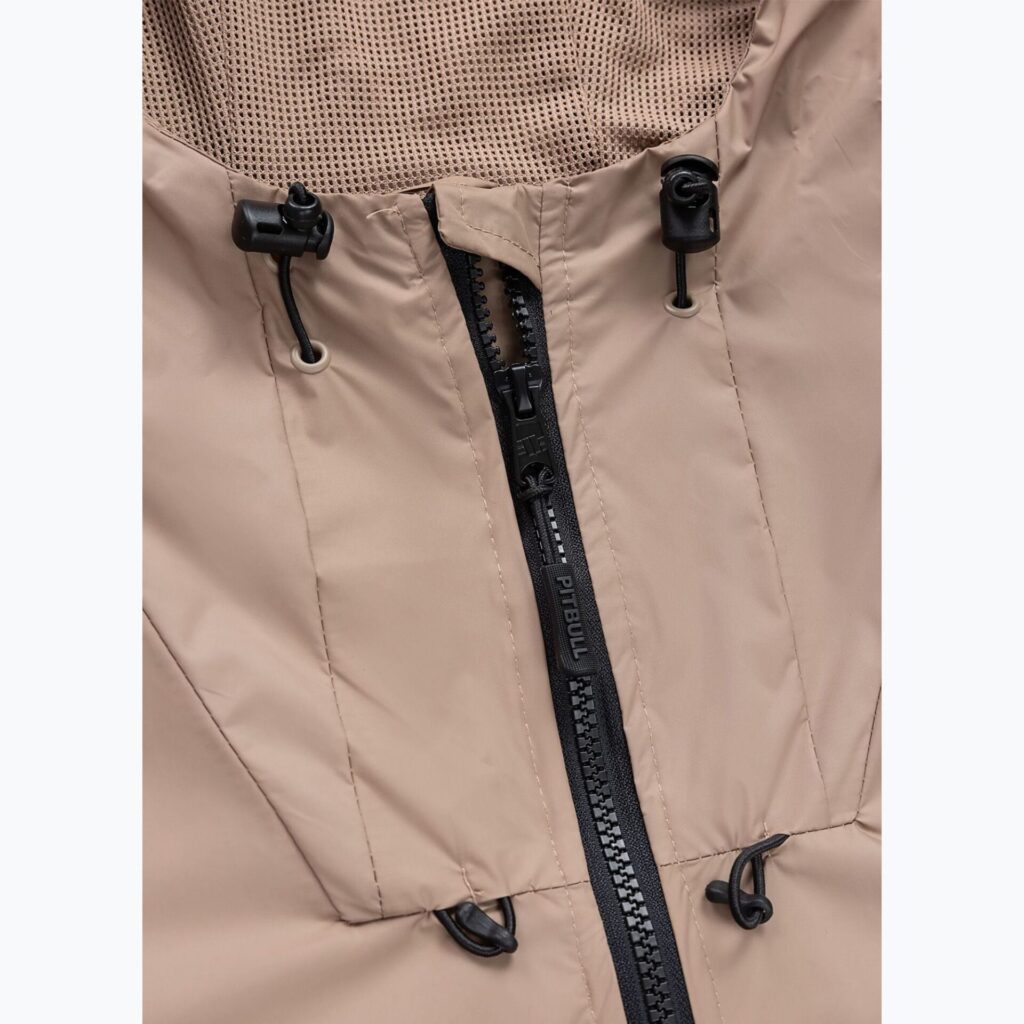 Куртка женская Pitbull Aaricia Stripes Nylon Hooded dark sand