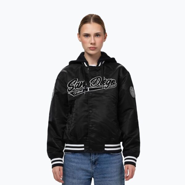 Куртка женская Pitbull Angela San Diego Hooded Varsity black