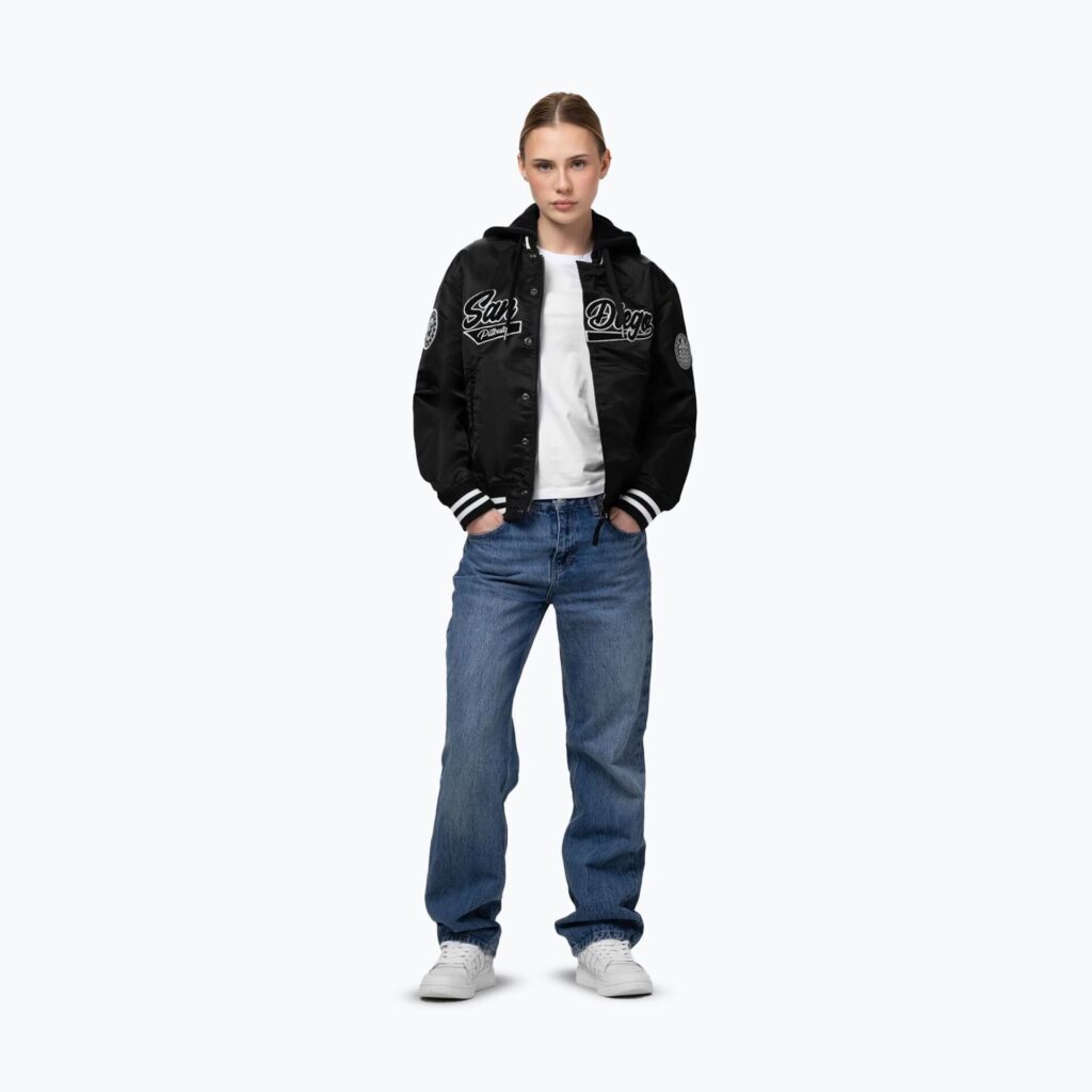 Куртка женская Pitbull Angela San Diego Hooded Varsity black