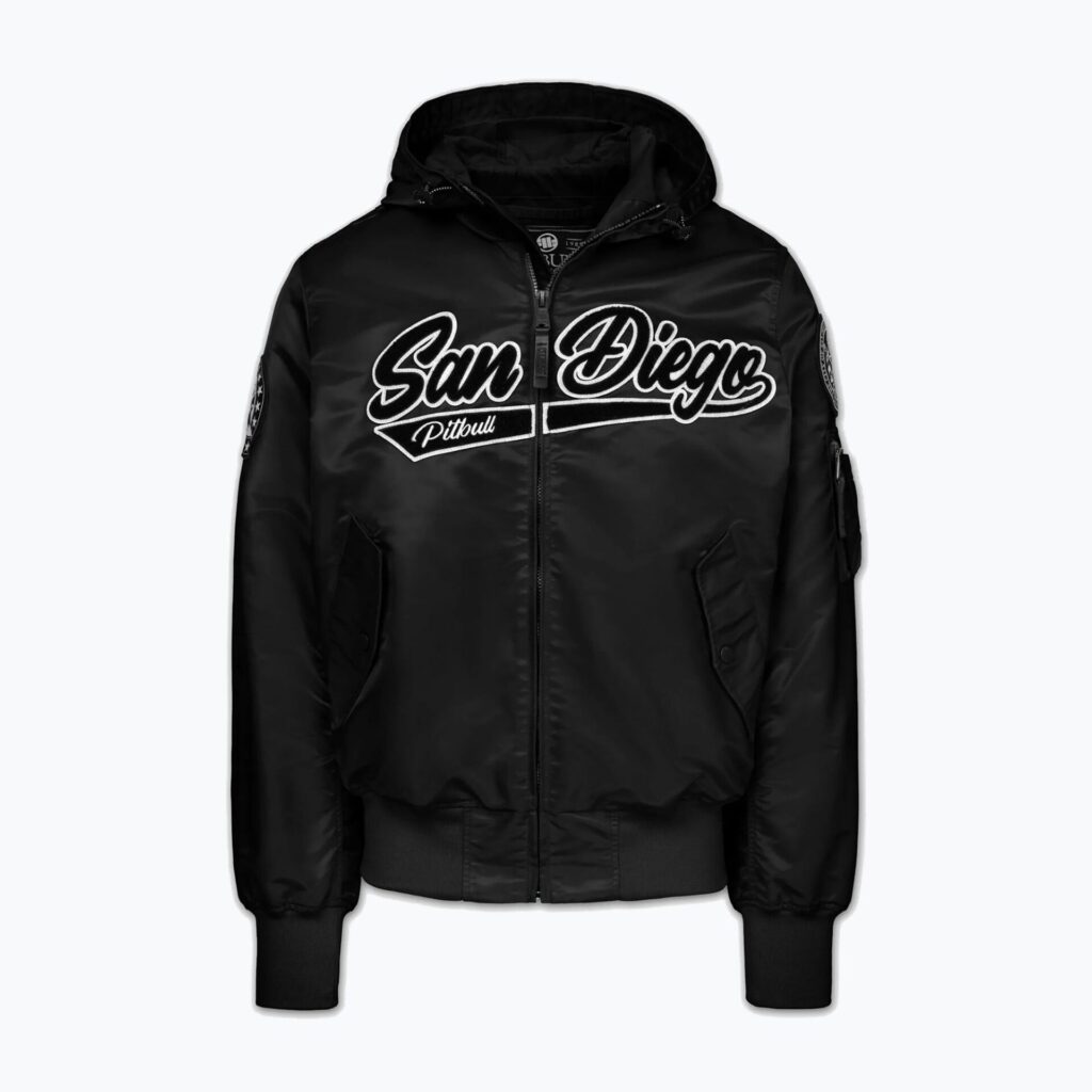 Куртка женская Pitbull Angela San Diego Hooded Varsity black