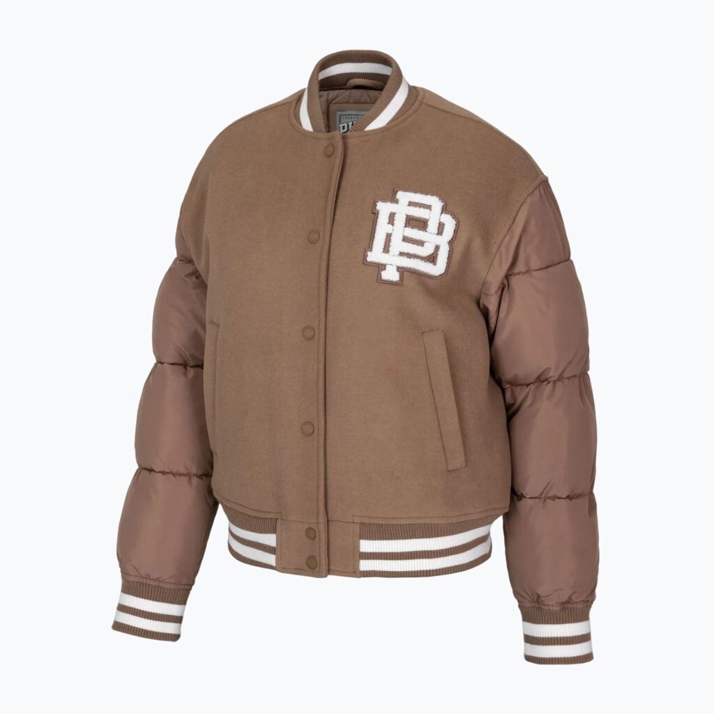 Куртка женская Pitbull Buena Quilted Varsity brown