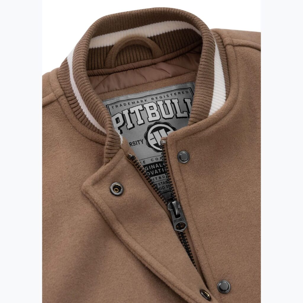 Куртка женская Pitbull Buena Quilted Varsity brown
