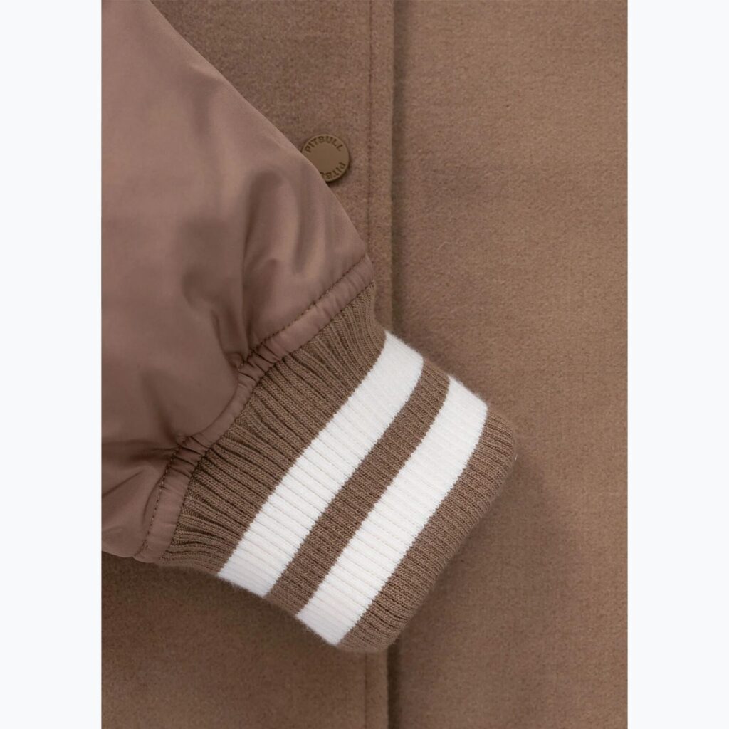 Куртка женская Pitbull Buena Quilted Varsity brown