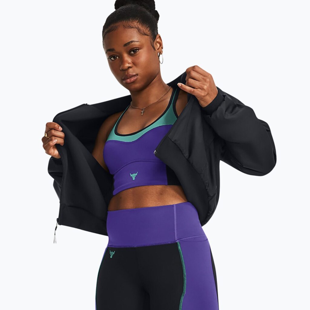 Куртка женская Under Armour Project Rock Bomber black