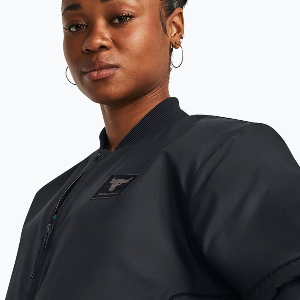 Куртка женская Under Armour Project Rock Bomber black