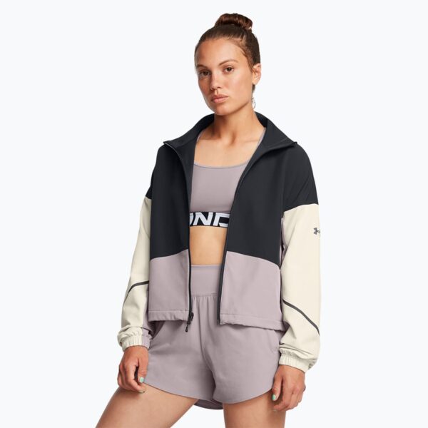 Куртка женская Under Armour Unstoppable black/summit white/tetra gray