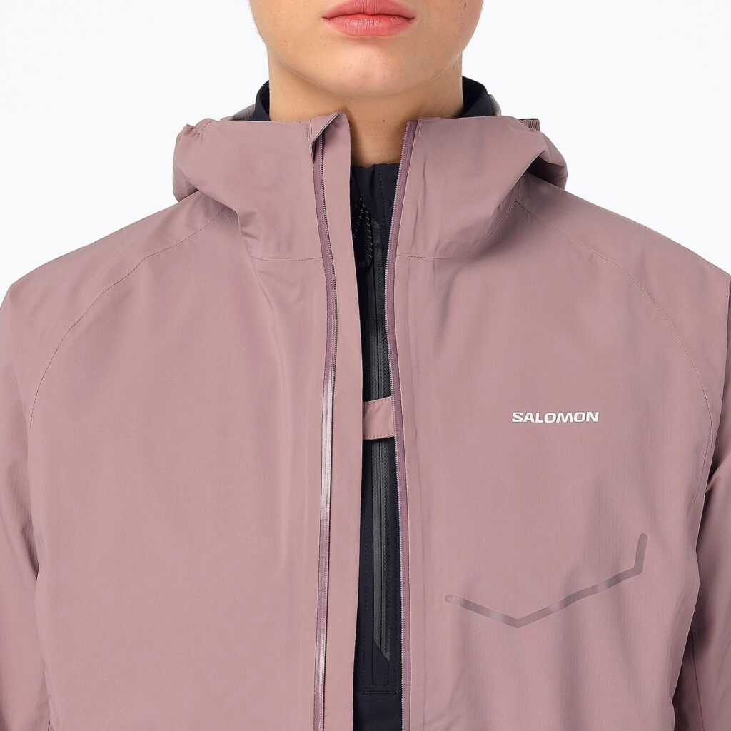 Женская куртка для бега Salomon Bonatti Waterproof antler