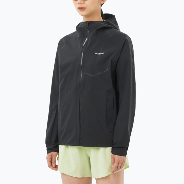 Женская куртка для бега Salomon Bonatti Waterproof deep black