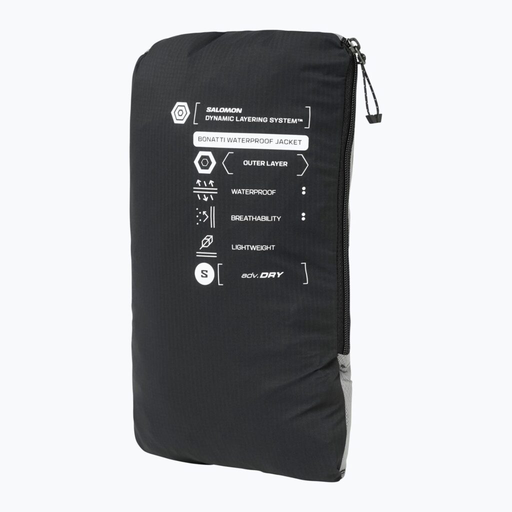Женская куртка для бега Salomon Bonatti Waterproof deep black