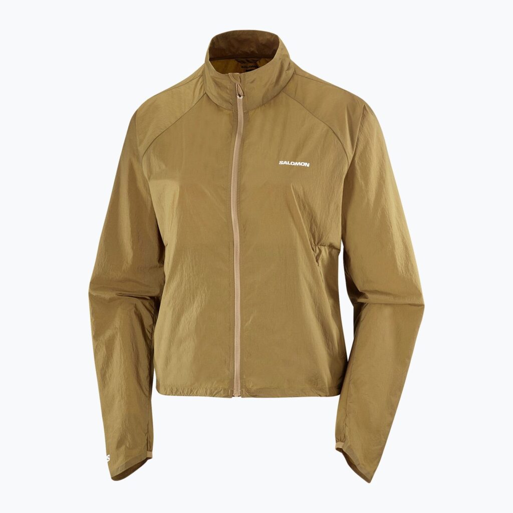 Женская куртка для бега Salomon Shakeout Fly brilliant olive
