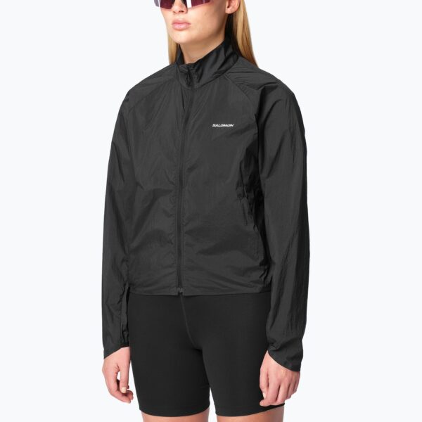 Женская куртка для бега Salomon Shakeout Fly deep black