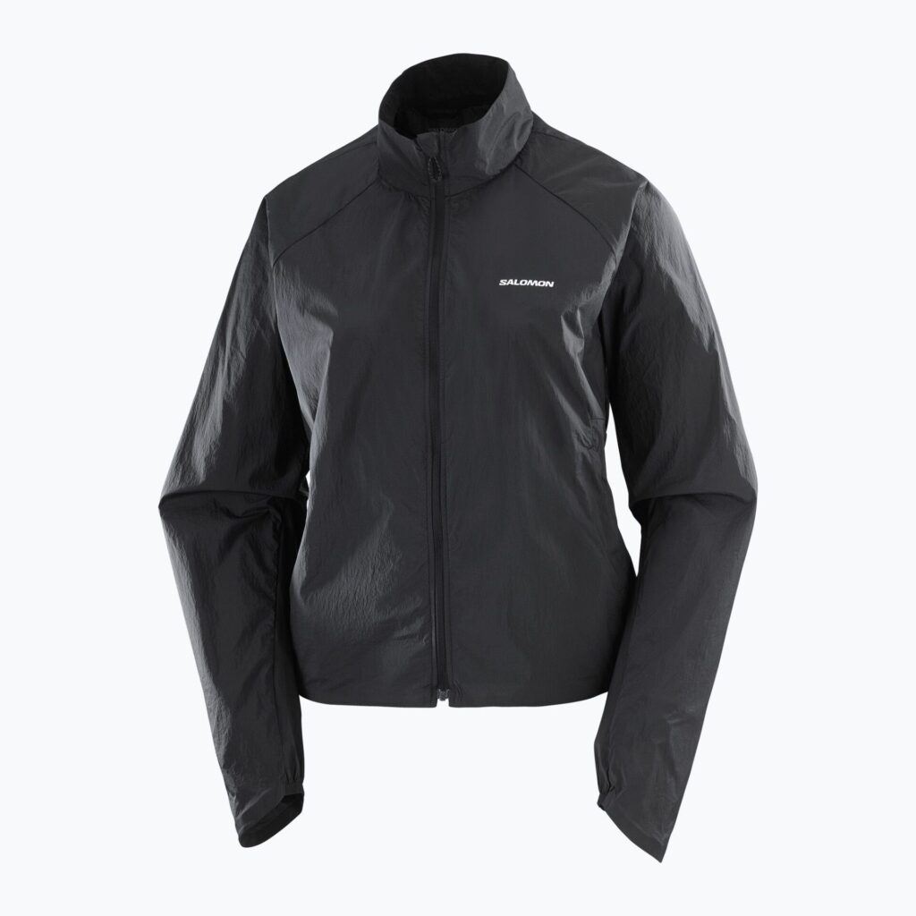 Женская куртка для бега Salomon Shakeout Fly deep black