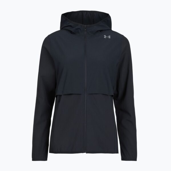 Куртка женская для бегаUnder Armour Velociti Pro Storm black/black/metallic silver